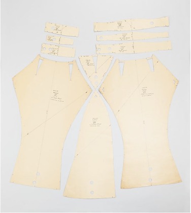 "Diamond" flat skirt pattern, 1952. From the Brooklyn Museum Costume Collection at The Metropolitan Museum of Art, accession number 2009.300.2810a–j. Gift of Mrs. John de Menil, 1957.